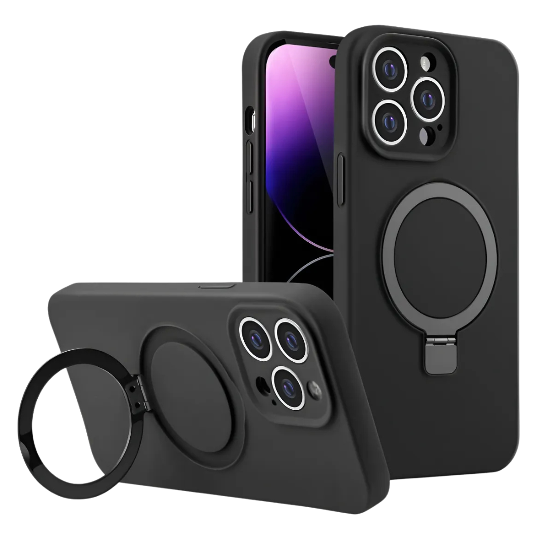 Funda Antigolpes de Silicona con Ring Holder Magnético